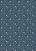 Lewis and Irene Fabrics A Winter's Moon Twinkling Stars Midnight Blue with Pearl