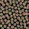 QT Fabrics Skullduggery Mini Sugar Skulls Black