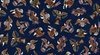 QT Fabrics American Tapestry Tossed Eagles Navy