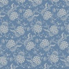 Marcus Fabrics Genevieve Fancy Floral Blue