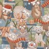 Moda Purrfect Christmas Jolly Kitties Multi