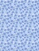 Wilmington Prints Morning Blooms Small Floral Toss Blue