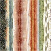 Windham Fabrics Flora and Form Strata Fire Opal
