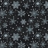 Henry Glass Hollyville Manor Snowflake Deep Navy