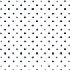 P&B Textiles Indigo Song Polka Dots White/Navy