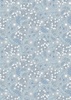 Lewis and Irene Fabrics A Winter's Moon Frosted Foliage Grey with Pearl