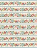 Wilmington Prints Blushing Meadow Border Stripe Multi