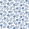Blank Quilting Anthem Floral Petals White/Blue