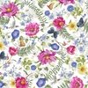 P&B Textiles Indigo Song Allover Floral White