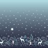 Lewis and Irene Fabrics A Winter's Moon Double Edge Border Panel