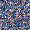 QT Fabrics Mosaic Blooms Floral Circle Vignettes Gray