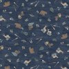 P&B Textiles Lakeside Days Tossed Lakeside Icons Navy