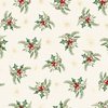 P&B Textiles Joyful Tossed Holly Cream