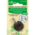 Clover Thread Cutter Pendant - ANTIQUE SILVER