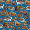 P&B Textiles Bear in Mind Bright Bear Vignette Blue/Multi