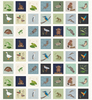 Lewis and Irene Fabrics Small Things Rivers and Creeks Blocks