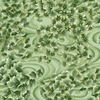 P&B Textiles Tsuru Swirling Leaves Green