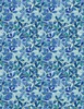 Wilmington Prints Sunlit Serenade Medium Floral Blue