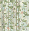 Maywood Studio Forest Chatter Tree Tops Blue