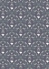 Lewis and Irene Fabrics The Water Gardens Serenity Charcoal