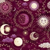 Andover Fabrics Luna Cosmos Red