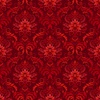 Studio E Fabrics Holly Berry Park Damask Mini Red
