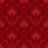 Studio E Fabrics Holly Berry Park Damask Mini Red