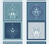Lewis and Irene Fabrics A Winter's Moon 1 Yard Squares Panel