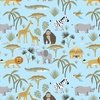 Benartex Safari Adventure Jungle Blue