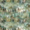 Hoffman Fabrics Woodsy and Whimsy Trees Mist