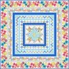 Bloom True Blue Free Quilt Pattern