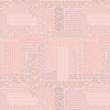 Lewis and Irene Fabrics Bookworm Text Parchment Pink