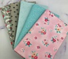 5 Yard Fabric Bundle - BLUSH AND TEAL