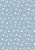 Lewis and Irene Fabrics A Winter's Moon Snowdrops Warm Grey with Pearl