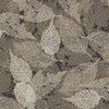 P&B Textiles Foliage Texture Leaves Light Brown