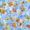 Michael Miller Fabrics Flower Fairies of Autumn Fairy Flight Blue
