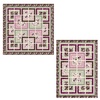Dahlia Cabins Quilt Pattern