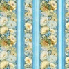 Timeless Treasures Forest Whisper Floral Stripes Blue