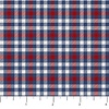 Northcott Cowboy Blues Small Check Cream/Multi