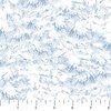 Northcott Naturescapes Winter Jays Flannel Snowy Trees Pale Blue