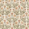 QT Fabrics HedgeHugs Floral and Leaf Light Gray