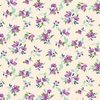 Marcus Fabrics Pretty Purple Petals Little Blooms Cream