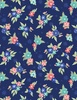 Wilmington Prints Darlin' Garden Bouquet Toss Blue