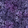 Timeless Treasures Tonga Batik Potion Roses Purple