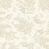 Moda Happiness Blooms Monotone Ferns White Washed