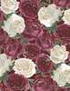 Wilmington Prints Crimson Blooms Large Florals Red