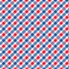 Maywood Studio Kimberbell Star Spangled Beauty Bias Gingham Blue/Red