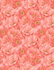Wilmington Prints Peach Whispers Packed Tonal Flowers Coral