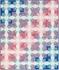 Watercolor Blossoms Waves Free Quilt Pattern