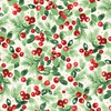 P&B Textiles Joyful Packed Berry Branches Cream